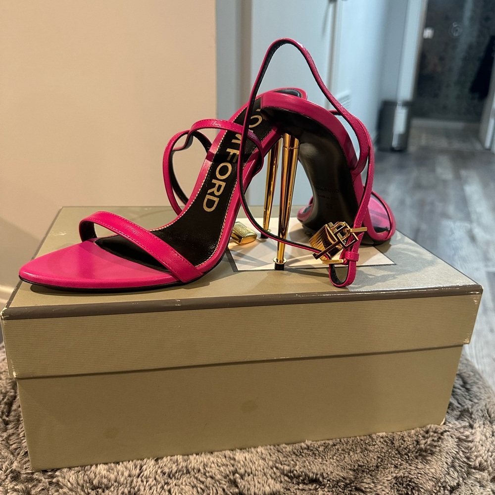 Tom Ford Fuchsia Strappy Heels